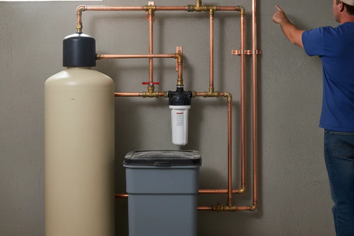 Whole-house water treatment system installed in Woodruff